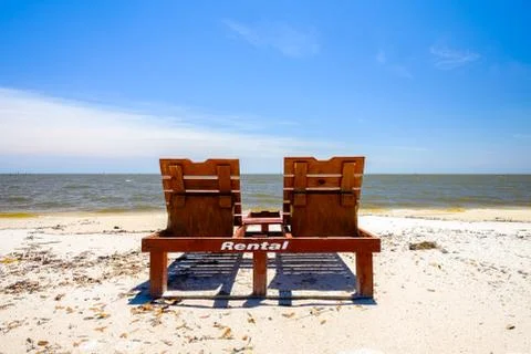 Biloxi beach Stock Photos