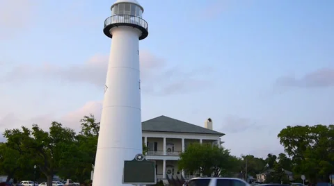 Biloxi Lighthouse Video stock 37564164