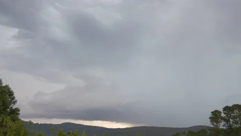 Bilpin Lightning with structure Stock Footage 71077247