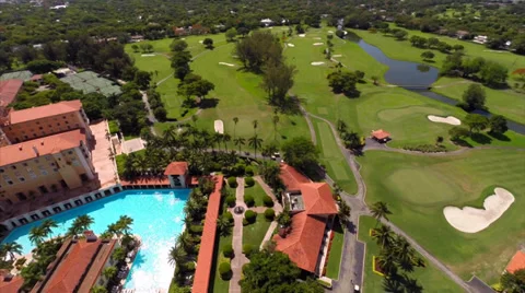 Biltmore aerial flyby Stock Footage 39667559