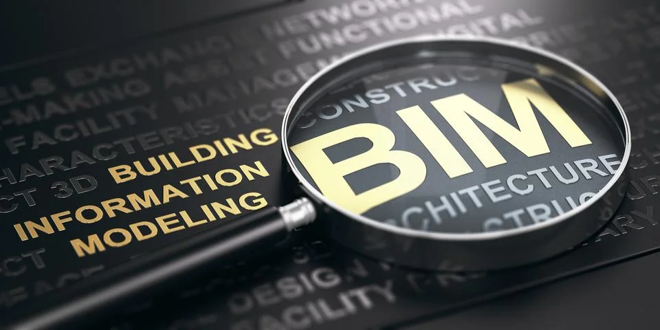 BIM - Building Information Modeling Ilustración de archivo
