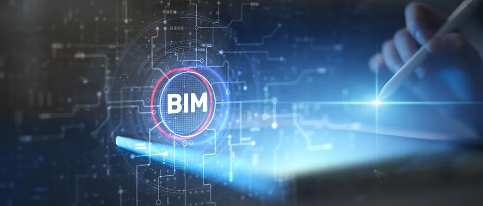 BIM building information modeling platform for architecture and construction  Stock Photos