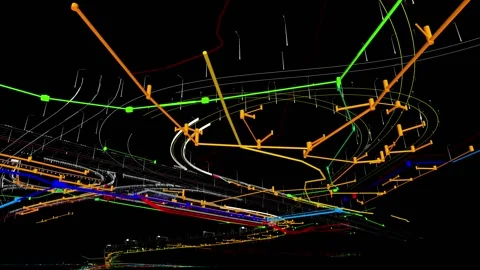 BIM model underground transportation infrastructure object of urban utilities 库存影片 144635414