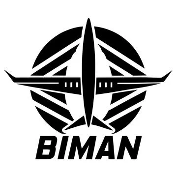 Biman Logo Icon Artwork Vector Design for Digital Use Illustrazione stock