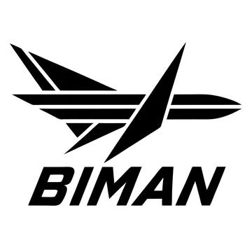 Biman Logo Icon Artwork Vector Design for Digital Use Illustrazione stock
