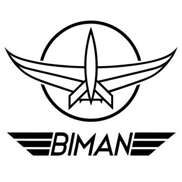 Biman Logo Icon Artwork Vector Design for Digital Use Illustrazione stock