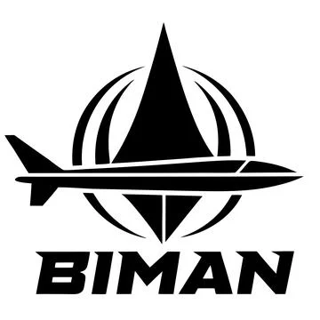 Biman Logo Icon Artwork Vector Design for Digital Use Illustrazione stock