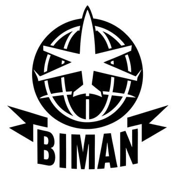 Biman Logo Icon Artwork Vector Design for Digital Use Illustrazione stock