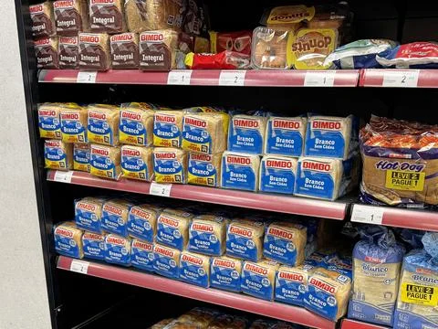 Bimbo sandwich bread Stock Photos
