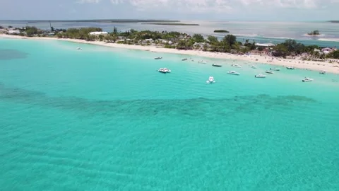 Bimini beach aereal shoot 動画素材 232437282