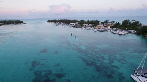 Bimini marina large view 動画素材 232437384