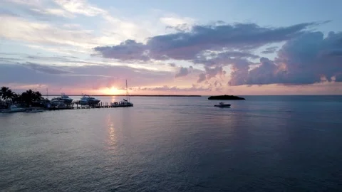 Bimini sunset view Stock Footage 232437387