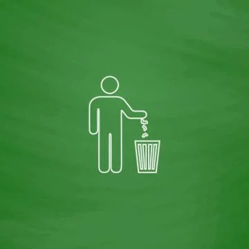 Bin computer symbol Stock-Illustration
