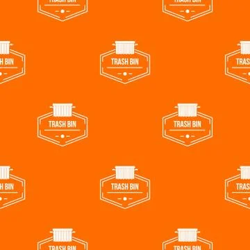Bin container pattern orange 库存插图