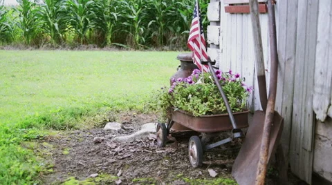 Bin Corn Farm Stock Footage 41411807