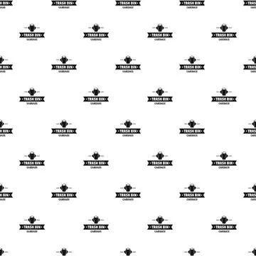 Bin household pattern seamless イラスト素材