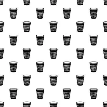 Bin icon, simple style Stock Illustration