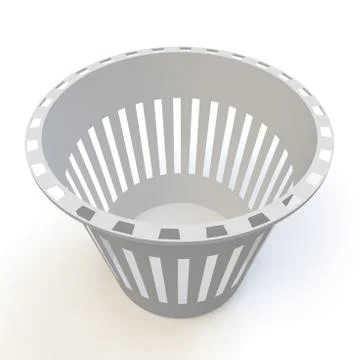 Bin for paper Stock Illustration