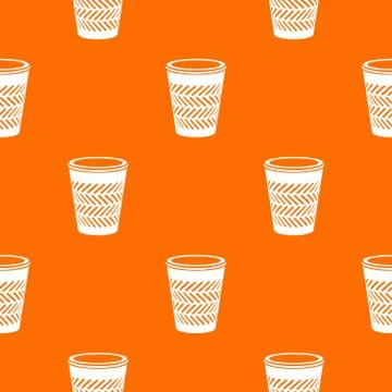 Bin pattern orange 库存插图