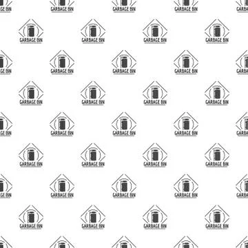 Bin pattern seamless 库存插图