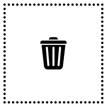 Bin symbol Stock Illustration
