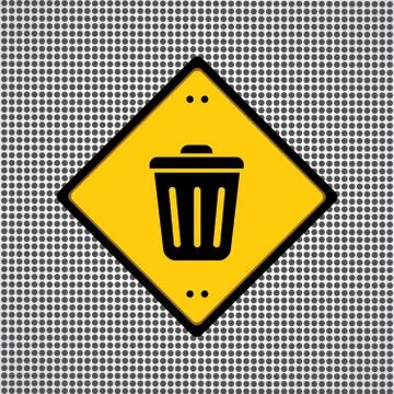 Bin symbol Stock Illustration