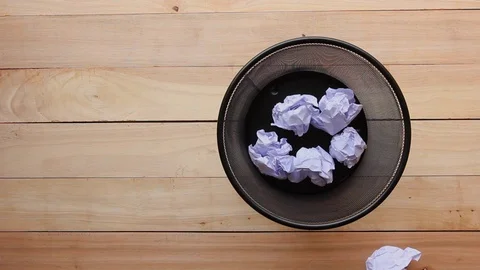 Bin topview Stock Footage 93599021