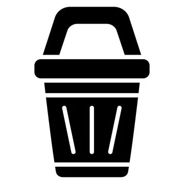 Bin Vector Icon Design Illustration Stock Illustration