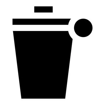 Bin Vector Icon Design Illustration Stock Illustration