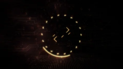 Binance Coin - BNB - 3D Cryptocurrency Neon Coin Loop Видео 113092003