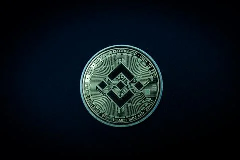 Binance coin Foto stock