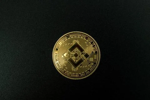 Binance coin Foto stock