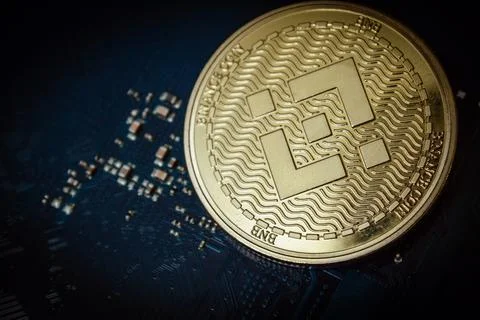 Binance coin Stock Photos