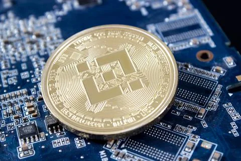 Binance coin Stock Photos