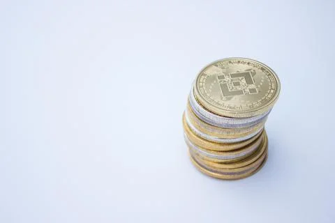 Binance coins Stock Photos