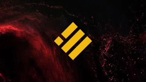 Binance USD Cryptocurrency. BUSD coin growth chart on the exchange, chart Stock Illustration