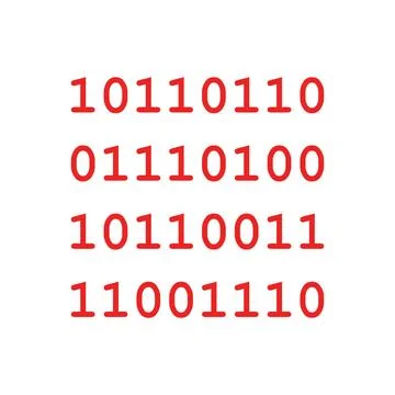 Binärcode und Hintergrund - Binary code and background Binärcode und Hinte. Stock Photos
