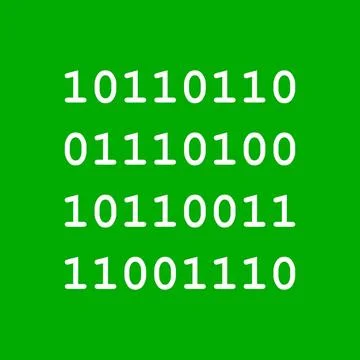 Binärcode und Hintergrund - Binary code and background Binärcode und Hinte. Stock Photos