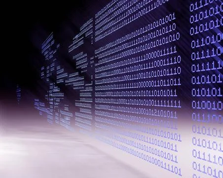 Binary 3d image of binary language Copyright: xZoonar.com/CarlosxxCastilla... Stockfoto's