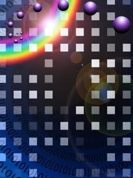 Binary abstract Stock Illustration