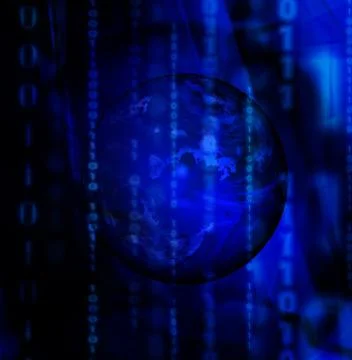 Binary abstract Stock Illustration