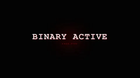 Binary Active Digital Code Screen, Futuristic Technology Concept, Data Flow Stock Footage 331568509
