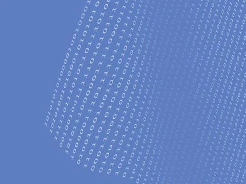 Binary age binary numbers background with color effect ,model released, Sy... 写真素材