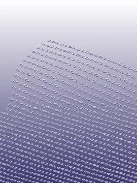 Binary age Ilustração Stock