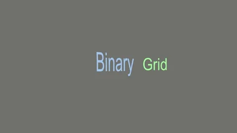  Binary and Grid words. 스톡 동영상 330494834