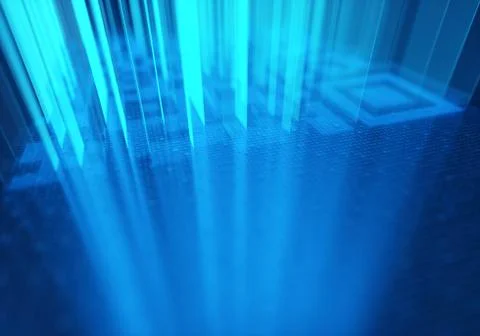 Binary And Quick Response Code Stock Illustration