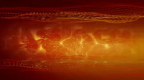 Binary background animation orange Stock Footage 28673999