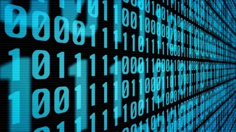 Binary Background Video stock 74445903