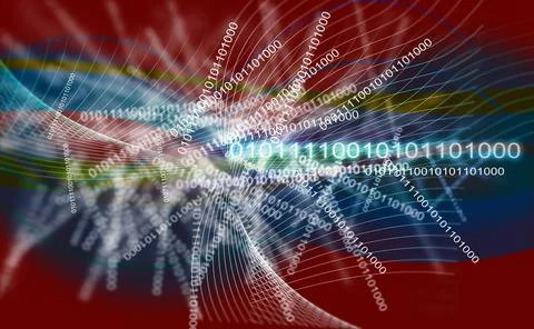 Binary background hintergrund-abstrakt-datenverkehr Copyright: xZoonar.com... Stock Photos