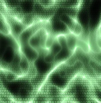 Binary background Illustrazione stock